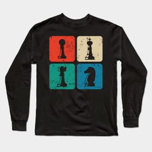 Chess Lovers - Chess Player Vintage Long Sleeve T-Shirt